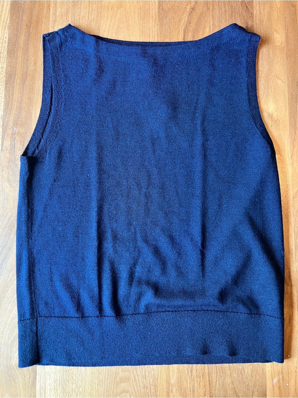 Madewell Navy Knit Boatneck Tank NWT